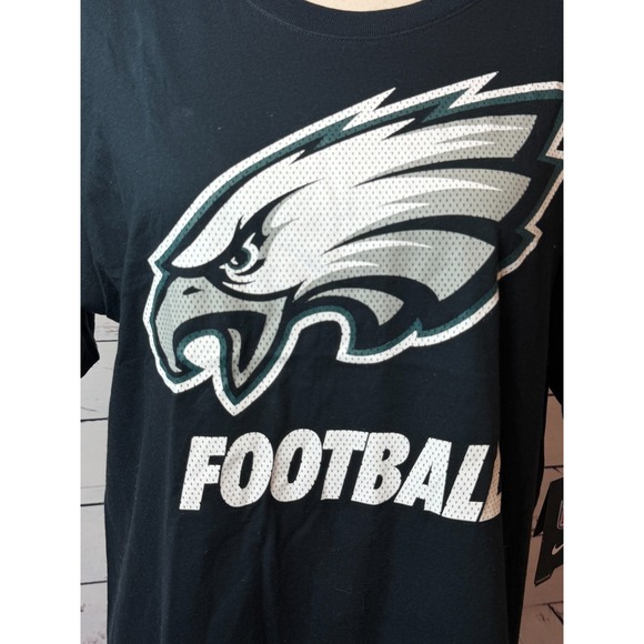 NWT The Nike Tee Philadelphia Eagles Large Mens T-Shirt Graphic Shirt NFL Black - Picture 2 of 11